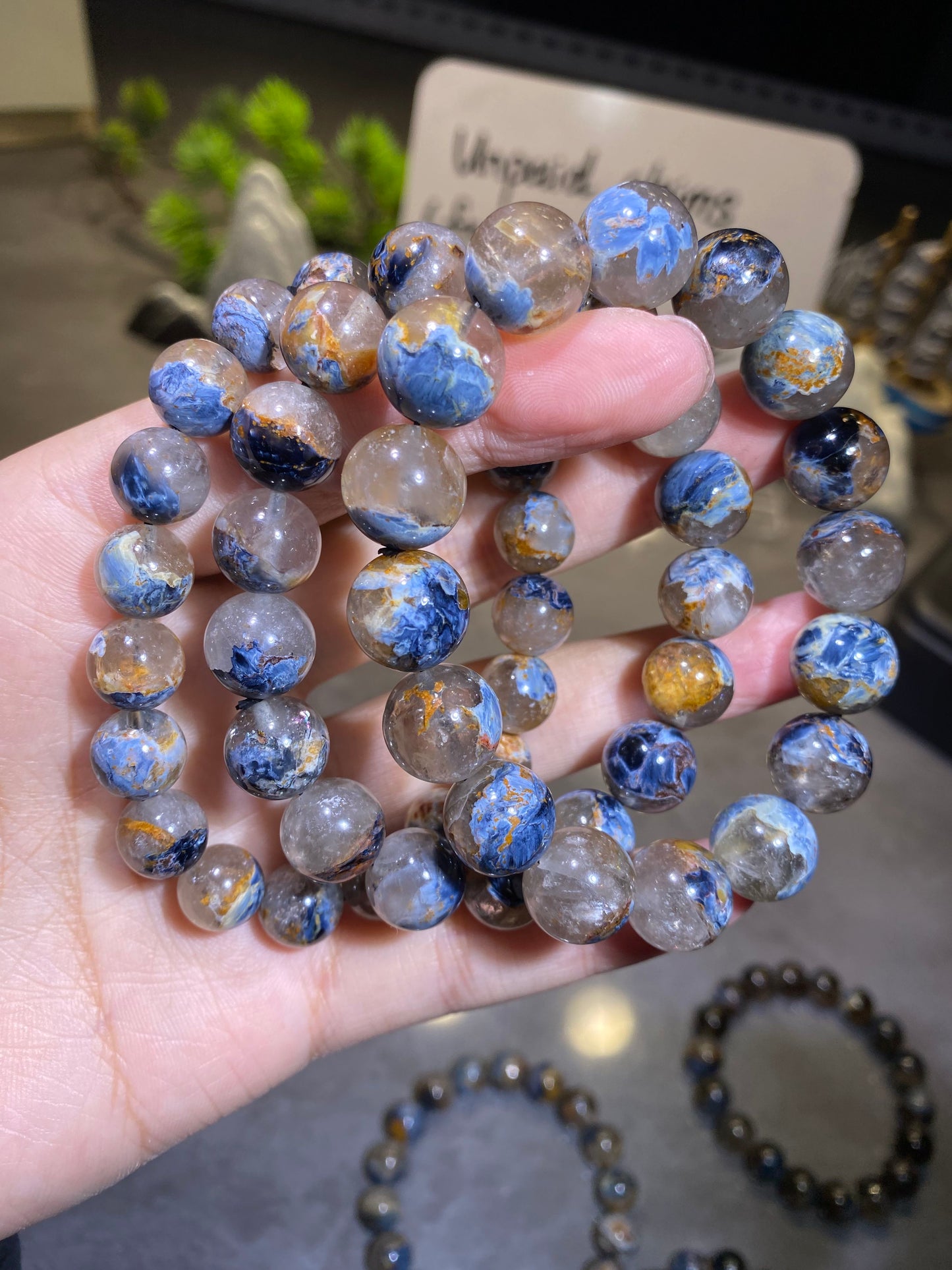 Natural Pietersite in Quartz with Free Certificate High Quality Crystal Bracelet Wholesale Collection Level