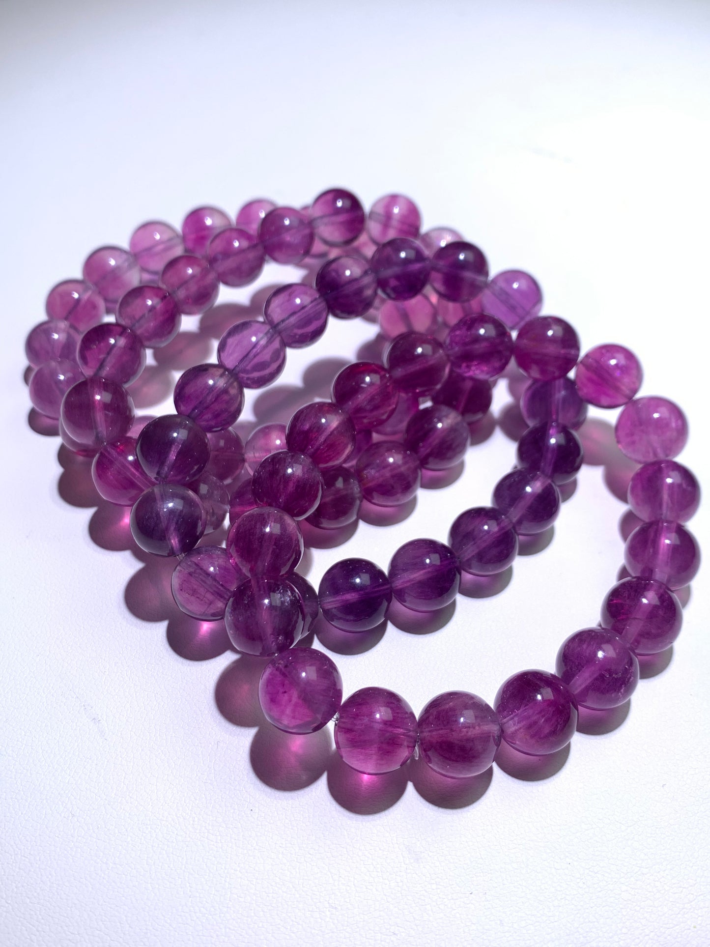 Natural Purple Rabbit Hair Fluorite Bead High Quality Crystal Bracelet Wholesale Price Collection