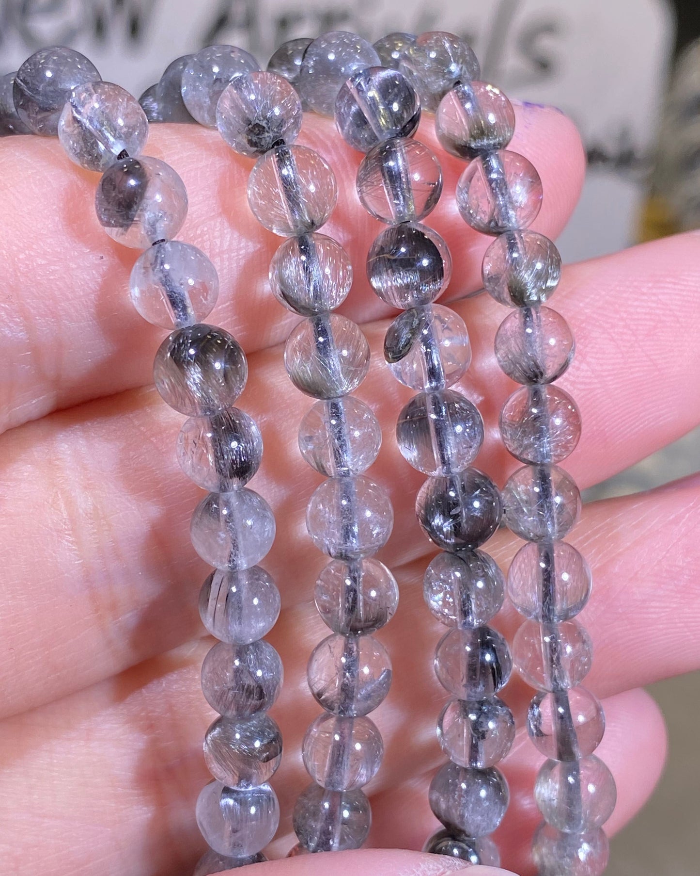 Top Quality Brookite 3 Loops High Quality Crystal Bracelet Wholesale Collection Level
