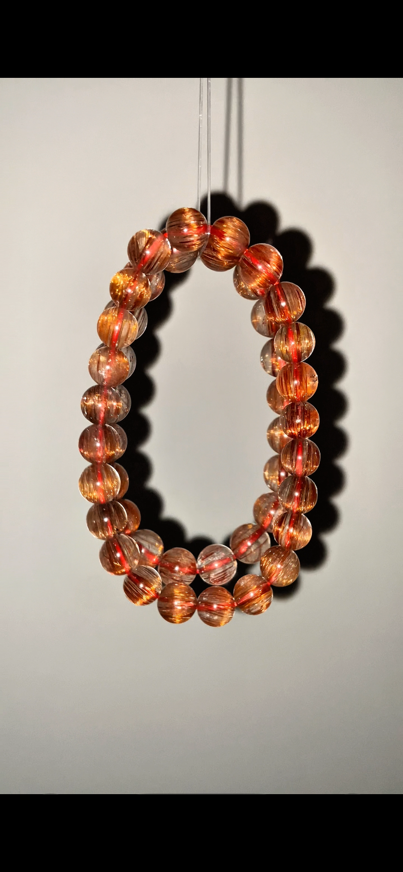 Rare & Natural Color One Direction Copper Rutile Quartz