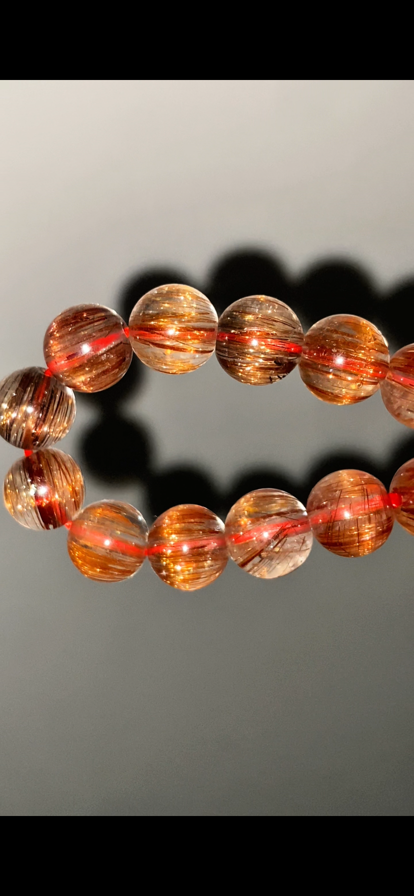 Rare & Natural Color One Direction Copper Rutile Quartz