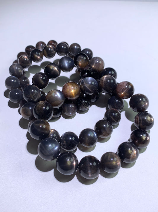 048 Golden Black Moonstone