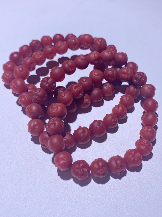 023 Red Agate Buddha