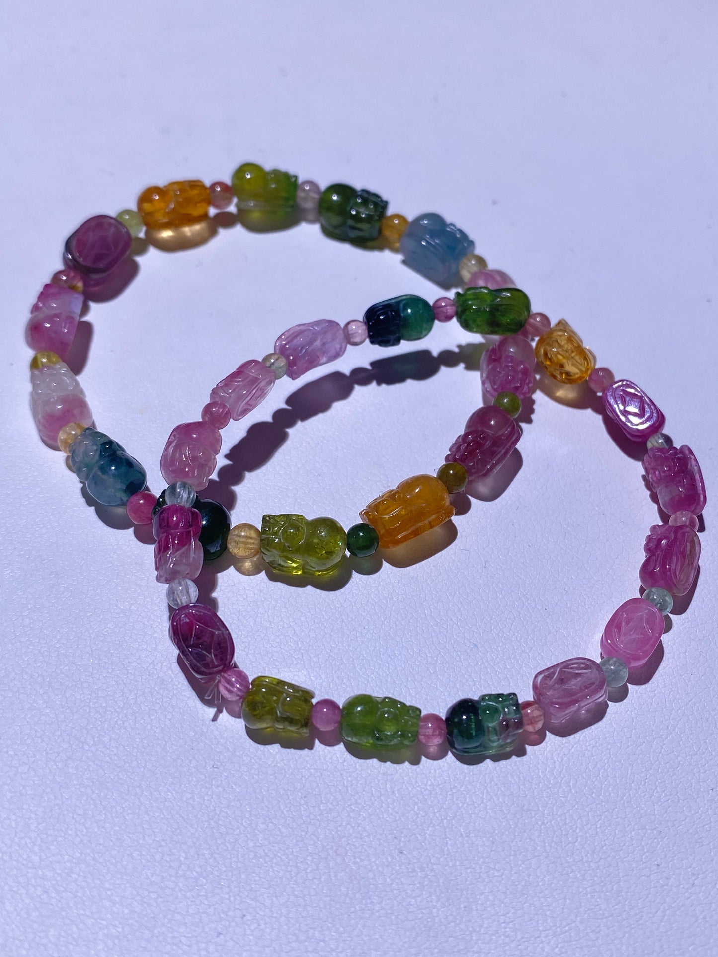 042 Colorful Tourmaline Pixiu