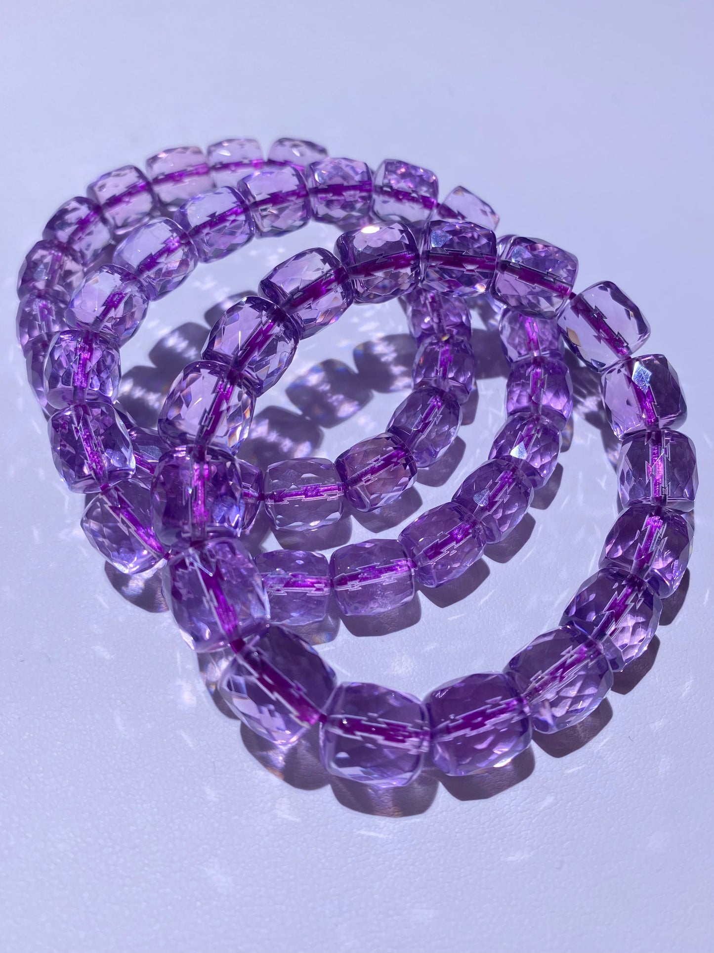 078 Faceted Amethyst Barrel