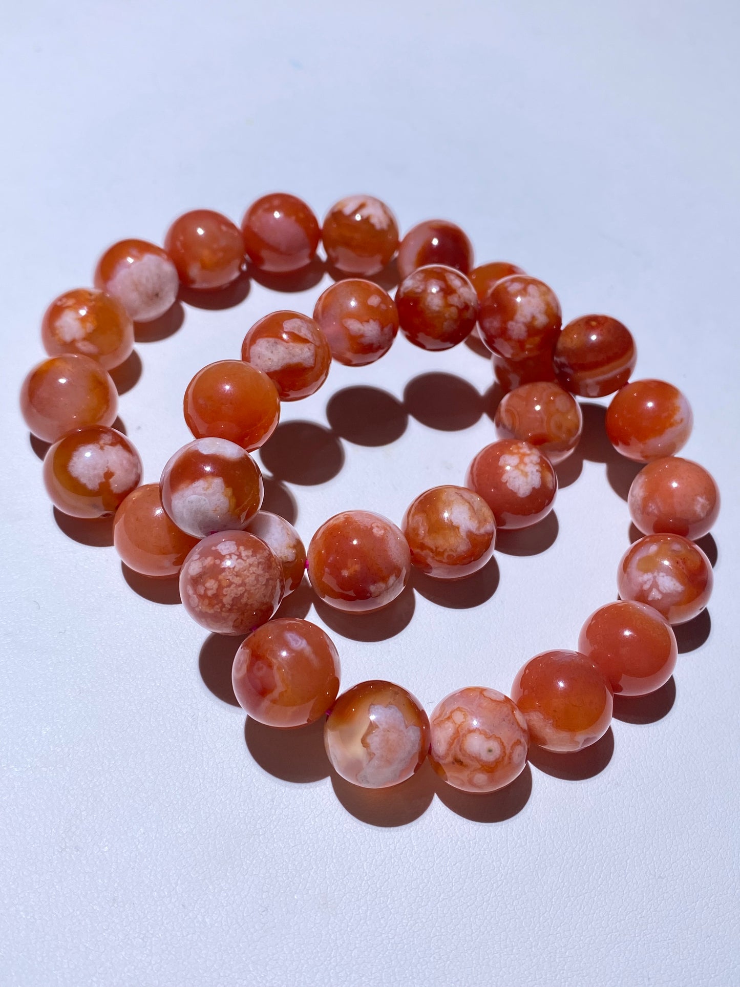 123 Carnelian Flower Agate