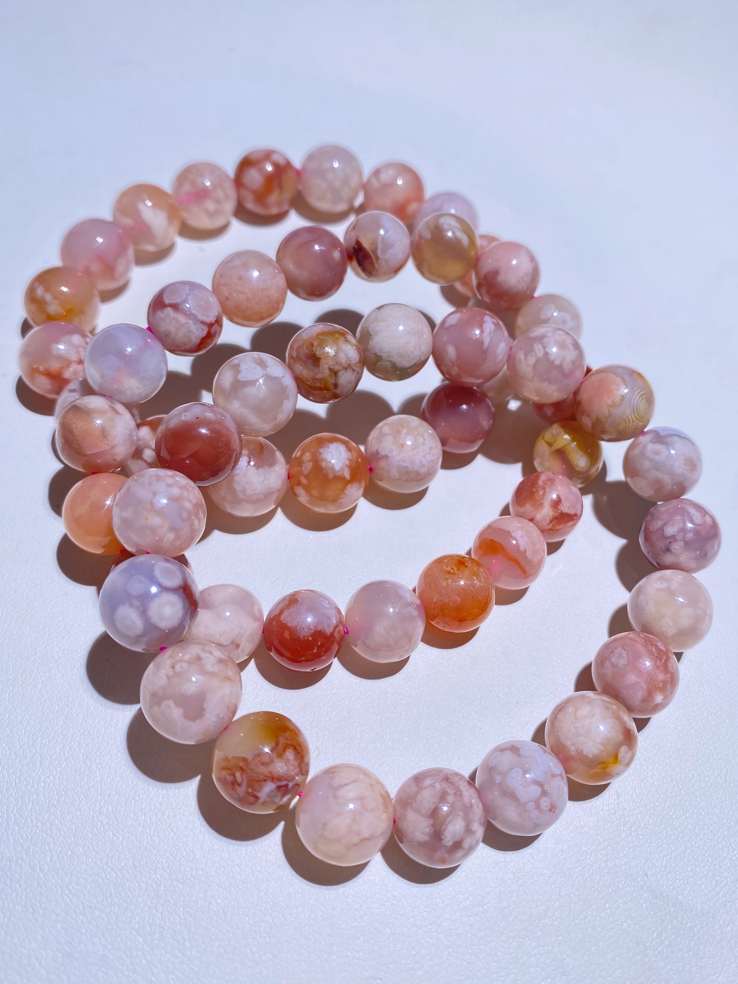 164 Pink Flower Agate